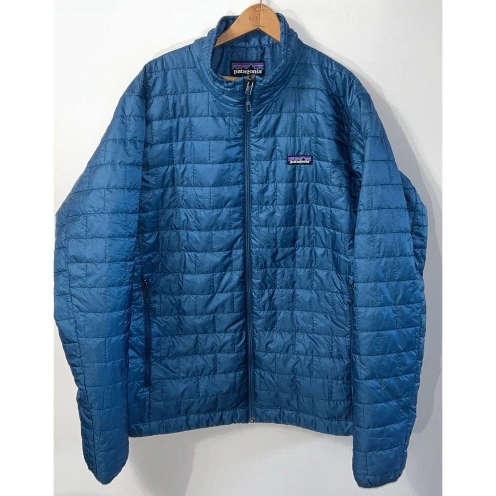 Mens Patagonia Nano Puff Primaloft Jacket Quilted Sz XL 84212 24' EC Stow Pocket